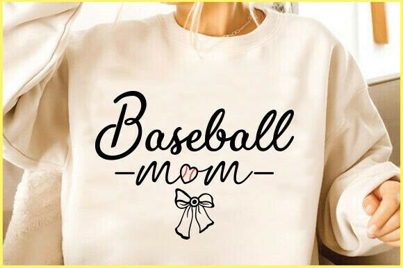 Baseball Mom SVG: Graphics for T-Shirt Designs