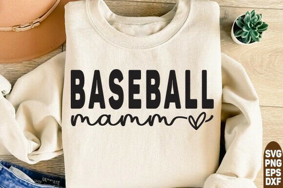 Baseball Mom SVG PNG: Graphics for T-Shirt Designs