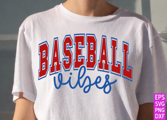 Baseball Vibes PNG: Sports Graphics for T-Shirt Designs