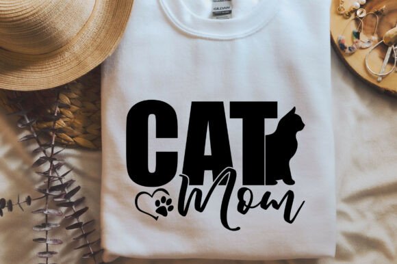 Cat Mom SVG: Premium Graphics for T-Shirt Designs