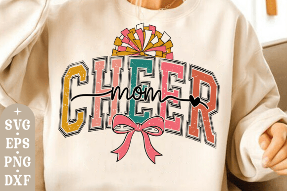 Cheer Mom SVG: Perfect Graphics for T-Shirt Designs