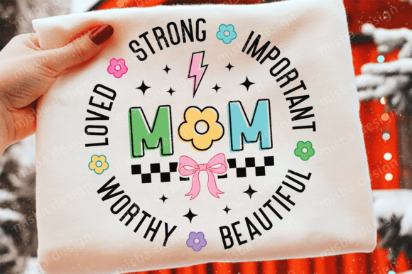 Coquette Mom Life Bow Graphics for T-Shirt Designs