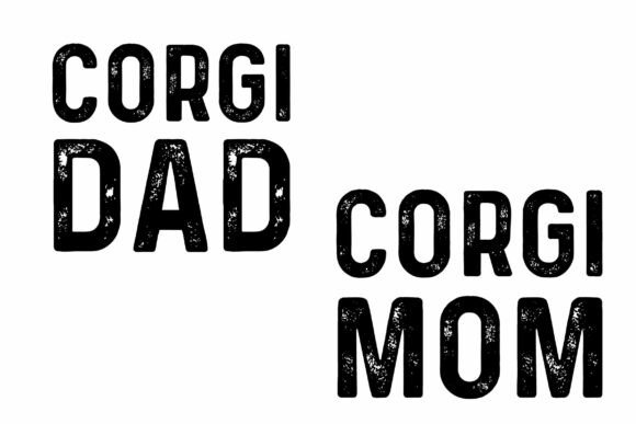 Corgi Dad Mom SVG Bundle: Graphics for T-Shirt Designs