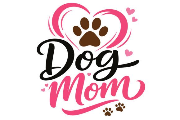 Dog Mom SVG Vector Clipart: Graphics and Illustrations