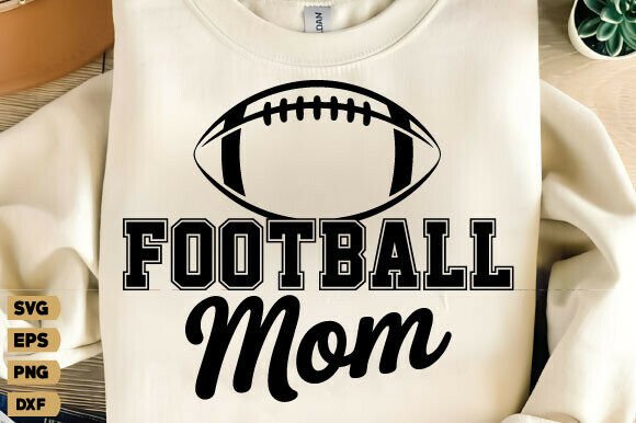 Football Mom SVG & Baseball Mama PNG for Graphics