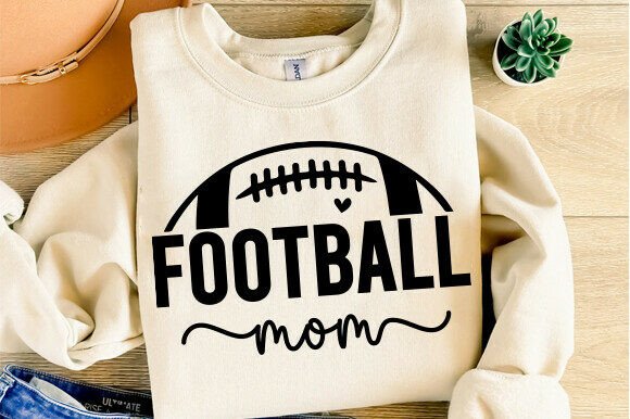 Football Mom SVG & PNG Graphics for T-Shirt Designs