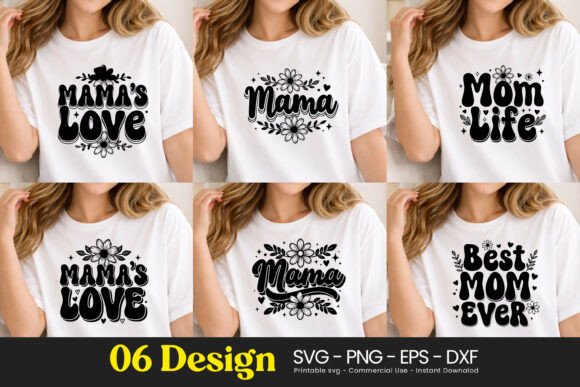 Mama Love Blossom: Premium Graphics & Illustrations