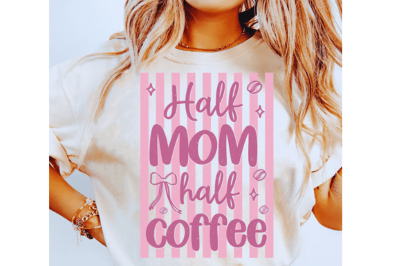 Retro Coffee Mom SVG: Graphics for T-Shirt Designs