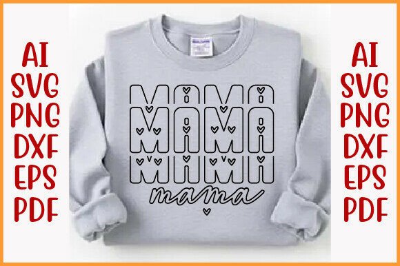 Retro Mama SVG: Graphics for T-Shirt Designs & Branding