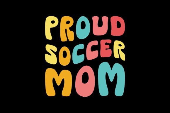 Retro Proud Soccer Mom: SVG Graphics for T-Shirt Designs
