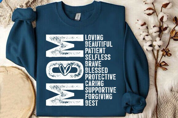 Review: Mom SVG with Inspirational Word List PNG for Embroidery