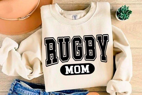Rugby Mom SVG: Graphics for T-Shirt Designs